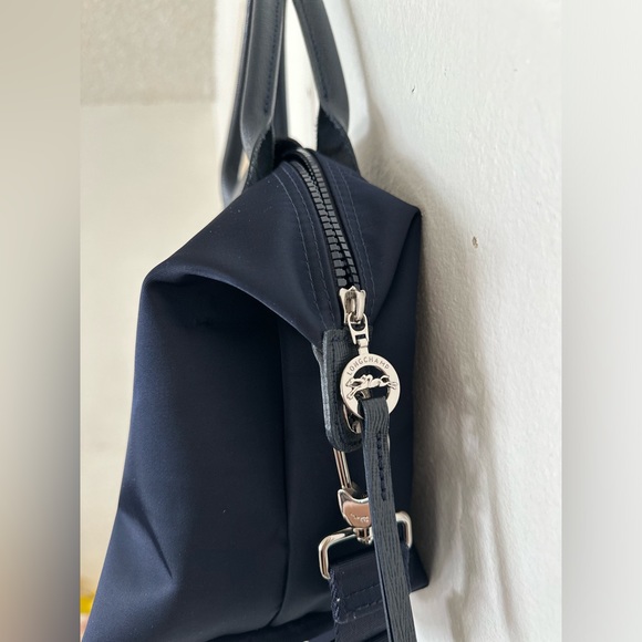 LONGCHAMP Le Pliage Neo S Top Handle Bag - Navy (USED) - Picture 4 of 12